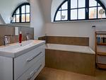 Badezimmer - Premium Reetdachvilla mit 3 Schlafzimmern, Sauna und Kamin (F19) - Top-Hundeurlaub