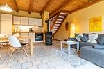 Wohnzimmer - Landhaus Liebheimelig, Hohe Düne - Top-Hundeurlaub