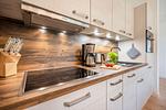 Küche / Küchenzeile - Villa Albatros - Appartement Wotan - Top-Hundeurlaub