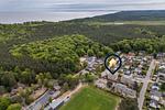 Vogelperspektive - Ferienwohnung Sonnenblick mit Balkon und nur 800 m zum Strand - Top-Hundeurlaub