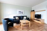 Wohnzimmer - Ferienwohnung Nr. 32 - Top-Hundeurlaub