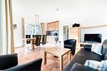 Wohnzimmer - Ferienwohnung Nr. 33 - Top-Hundeurlaub