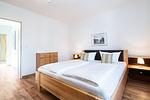 Schlafzimmer - Ferienwohnung Nr. 33 - Top-Hundeurlaub