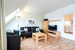 Wohnzimmer - Ferienwohnung Nr. 36 - Top-Hundeurlaub