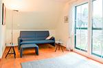 Wohnzimmer - Seestraße 75 Wohnung Dachgeschoß - Top-Hundeurlaub