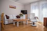Wohnzimmer - Birkenstraße 11a Wohnung 4 - Top-Hundeurlaub