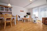 Wohnzimmer - Birkenstraße 11a Wohnung 4 - Top-Hundeurlaub