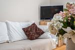 Wohnzimmer - Birkenstraße 11a Wohnung 4 - Top-Hundeurlaub