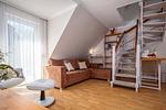 Wohnzimmer - Birkenstraße 11a Wohnung 4 - Top-Hundeurlaub