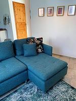 Wohnzimmer - Birkenstraße 11a Wohnung 3 - Top-Hundeurlaub