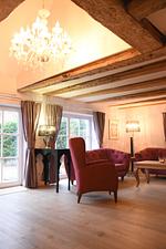 Wohnzimmer - Birkenstraße 10 Fischerhus - Top-Hundeurlaub