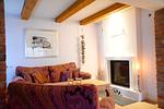 Wohnzimmer - Birkenstraße 10 Fischerhus - Top-Hundeurlaub