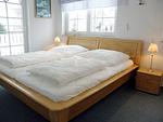 Schlafzimmer - Fritz-Reuter-Straße Wohnung Sonnenuhr - Top-Hundeurlaub