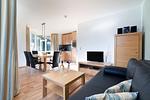 Wohnzimmer - Ferienwohnung Nr. 29 - Top-Hundeurlaub