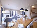 Wohnzimmer - LuxusPlus Reetdachvilla mit 4 Schlafzimmern, Sauna und Kamin (G09) - Top-Hundeurlaub