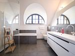 Badezimmer - LuxusPlus Reetdachvilla mit 4 Schlafzimmern, Sauna und Kamin (G11) - Top-Hundeurlaub