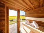 Sauna - LuxusPlus Reetdachvilla mit 4 Schlafzimmern, Sauna und Kamin (G11) - Top-Hundeurlaub