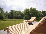 Gartenblick - LuxusPlus Reetdachvilla mit 4 Schlafzimmern, Außensauna, Loungebereich und Kamin (H06) - Top-Hundeurlaub