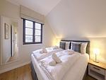 Schlafzimmer - Premium Reetdachvilla mit 3 Schlafzimmern, Sauna und Kamin (H08) - Top-Hundeurlaub
