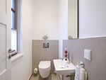 Gäste-WC - Premium Reetdachvilla mit 3 Schlafzimmern, Sauna und Kamin (H08) - Top-Hundeurlaub