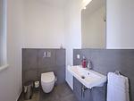 Gäste-WC - Luxus Reetdachvilla mit 3 Schlafzimmern, Sauna und Kamin (H18) - Top-Hundeurlaub