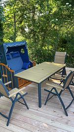 Terrasse - Doppelhaushälfte June - Top-Hundeurlaub