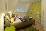 2. Schlafzimmer im 1. OG - Forsthaus - Top-Hundeurlaub