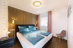 Schlafzimmer - Ferienwohnung Ostseeglück 626 Villa Seeadler Binz - Top-Hundeurlaub