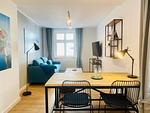Wohnzimmer - HafenCity App. No 3 / Stralsund - Top-Hundeurlaub