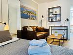 Schlafzimmer - HafenCity App. No 6 / Stralsund - Top-Hundeurlaub