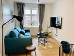 Wohnzimmer - HafenCity App. No 4 / Stralsund - Top-Hundeurlaub
