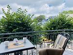 Balkon - Ferienwohnung Binzer Meerlust 31 im Haus Jahreszeiten Binz - Top-Hundeurlaub