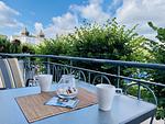Balkon - Ferienwohnung Binzer Meerlust 31 im Haus Jahreszeiten Binz - Top-Hundeurlaub