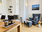 Küche / Küchenzeile - Ferienwohnung Binzer Meerlust 31 im Haus Jahreszeiten Binz - Top-Hundeurlaub