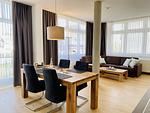 Wohnzimmer - Ferienwohnung Binzer Meerlust 31 im Haus Jahreszeiten Binz - Top-Hundeurlaub