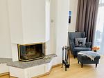 Kamin-/Ofen - Ferienwohnung Binzer Meerlust 31 im Haus Jahreszeiten Binz - Top-Hundeurlaub