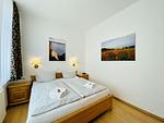 Schlafzimmer - Ferienwohnung Binzer Meerlust 31 im Haus Jahreszeiten Binz - Top-Hundeurlaub
