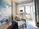 Wohnzimmer - Ferienwohnung Weltenbummler 18 Haus Strandbummler Baabe - Top-Hundeurlaub