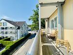 Balkon - Ferienwohnung Weltenbummler 18 Haus Strandbummler Baabe - Top-Hundeurlaub