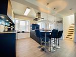 Küche / Küchenzeile - Penthouse mit Dachterrasse PIER 5.4 - Top-Hundeurlaub