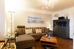 Wohnzimmer - Ferienwohnung Ostseeprinzessin 753 Haus Seestern Binz - Top-Hundeurlaub