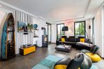 Wohnzimmer - Penthouse 27 & SPA / Villa Mathilde Binz - Top-Hundeurlaub