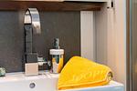 Badezimmer - Penthouse 27 & SPA / Villa Mathilde Binz - Top-Hundeurlaub