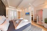 Schlafzimmer - Strandsuite DELUXE & SPA 25 / Villa Philine Sellin - Top-Hundeurlaub