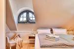Schlafzimmer - Ferienhaus Boddenbrise 13 Feriendorf Klein Stresow Rügen - Top-Hundeurlaub