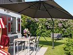 Terrasse - Ferienhaus Große Lage 16 Feriendorf Klein Stresow Rügen - Top-Hundeurlaub