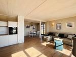 Wohnzimmer - Ferienhaus Seeblick 19 Feriendorf Klein Stresow Rügen - Top-Hundeurlaub