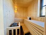 Sauna - Ferienhaus Seeblick 19 Feriendorf Klein Stresow Rügen - Top-Hundeurlaub