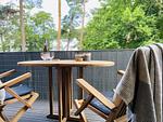 Balkon - Ferienwohnung Strandkorb & Mee(h)r Parkvillen Carlota und Candela Baabe - Top-Hundeurlaub
