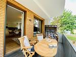 Balkon - Ferienwohnung Strandkorb & Mee(h)r Parkvillen Carlota und Candela Baabe - Top-Hundeurlaub